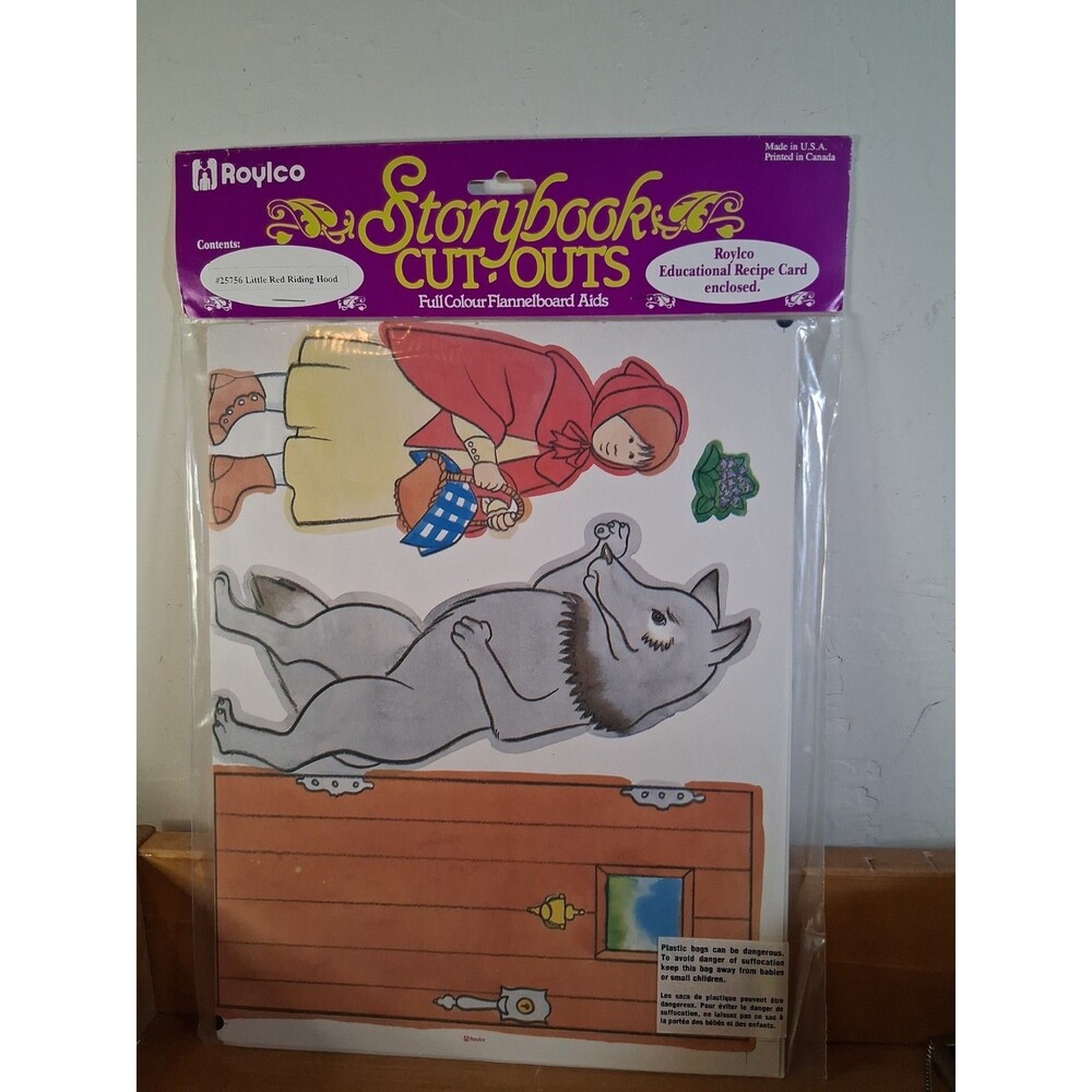 The Storybook Cut Outs - Little Red Riding Hood #25756 Use With Flannel Board